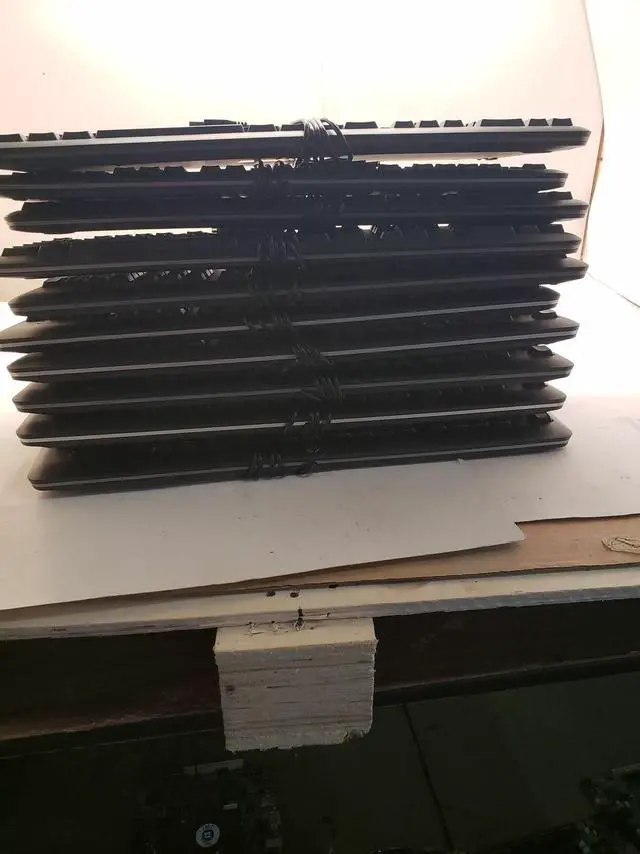 Alt view image 2 of 4 - Lot of 10 HP Black Keyboard KU-1156 672647-003