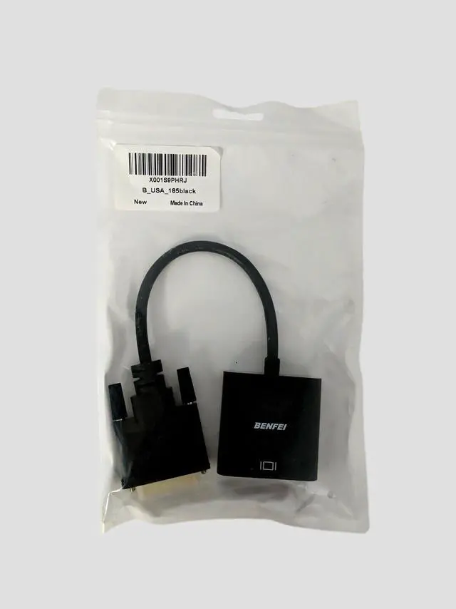 Main image of NEW Benfei DVI-D Male to VGA Female Adapter BENFEI X001S9PHRJ