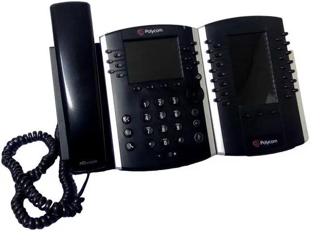 Main image of Polycom 2201 Gigabit Telephone with VVX Color Expansion Module 2201-46350-001