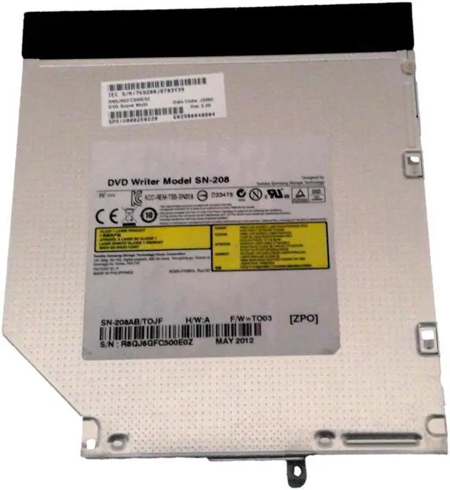 Main image of Toshiba Dell HP Laptop DVD +/-RW Drive P/N SN-208 Rev. 2.00