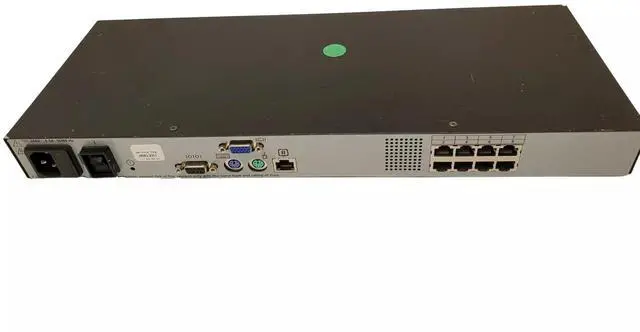 Alt view image 6 of 6 - Dell PowerEdge 180AS V3.0 Switch with 8x1000Base-T Ethernet Ports F622J
