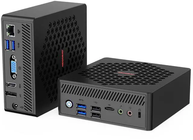Main image of NEOSMAY Fanless Mini PC 11th Celeron N5105 CPU 2.0~2.9GHz 16GB Dual DDR4 Channel 512GB SATA SSD 4K Triple Display VGA/HDMI/DP WiFi 6 BT 5.2 Gigabit Ethernet 4 x USB 3.2