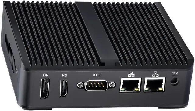 Alt view image 3 of 5 - NEOSMAY Fanless Mini PC,Intel Celeron N5105 CPU,Dual Gigabit Ethernet,8GB SDRAM 256GB SATA SSD, Industrial/Business/Office/Home,Soft Routing,HDMI/DP/COM,WiFi ax/BT 5.2,4 xUSB3.0