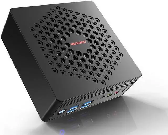 Main image of NEOSMAY Fanless All in One Pcs Mini PC Alder Lake N200 Upto 3.7GHz 32GB SODIMM DDR4 RAM 512GB NVMe SSD(upgradable) Dual Gigabit Ethernet 4K Triple Display WiFi 6 BT 5.2 USB 3.0 Desktop computer
