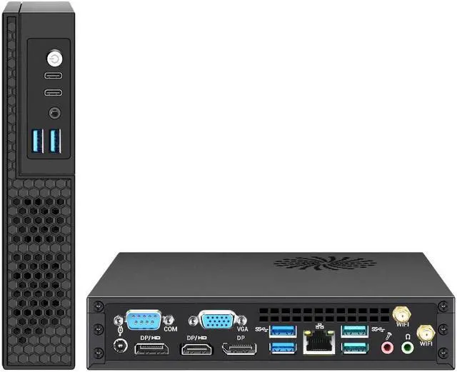 Main image of NEOSMAY i5 Tower Computer Desktop PC Intel 13th Gen Core i5-13400T up to 4.4 GHz TDP 35W, 8GB Dual Channel DDR4 RAM 256GB NVME SSD Mini PC with Type C, Quad Display Support 4K,8*USB,2.5Gbe i226 LAN