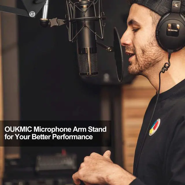 Alt view image 7 of 7 - Microphone Arm Stand, Mic Scissor Arm Adjustable Suspension Boom with Mic Clip and 5 Velcro Cable Ties, Heavy Duty Stand for Blue Yeti/QuadCast/Logitech Webcam/ Recording/ Gaming/ Streaming/ Karaoke