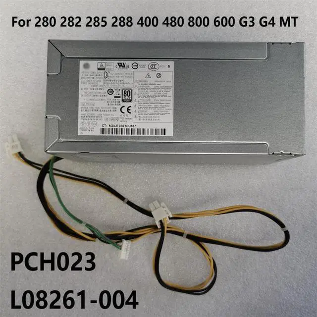 Alt view image 3 of 8 - For HP ProDesk 400 G5 280 G4 600 800 G3 Desktop 180 Watt Power Supply L08261-004 PCH023