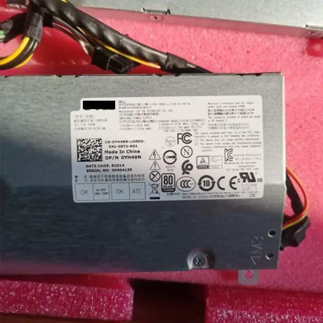 Alt view image 5 of 6 - PSU For D-ell 7760 16Pin 240W Power Supply L240EPA-00 0M65JR PA-2241-2DA D240EPA-00 068C30 DPS-240AB-12 A