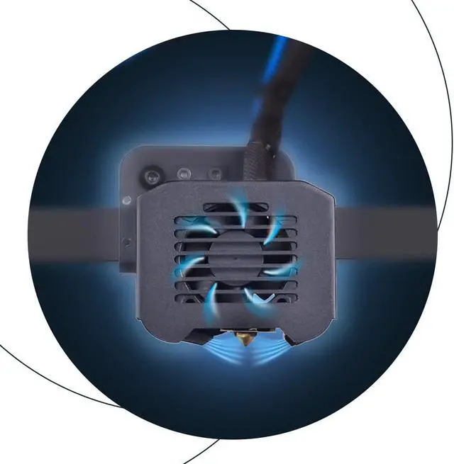 Alt view image 6 of 7 - Longer LK5 Pro 3D printer, FDM Large Size 3D Printer, 11.8x11.8x15.7 Inch Big Print Size, 90% Pre-Assembled, Dual Blower KitRefurbished longer LK5 Pro 3D printer