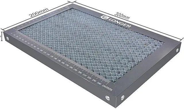Alt view image 2 of 7 - Longer Honeycomb Working Table, The Soulmate for Engraver, Honeycomb Working Panel Set for RAY5, Fast Heat Dissipation and Desktop-Protecting, Compatible with All Cutter, 1.8"x 7.8"x 0.86"