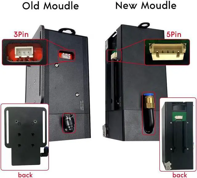 Alt view image 5 of 5 - LONGER Laser Engraver Ray5 5W / 10W Laser Module Lifting Bracket Kit