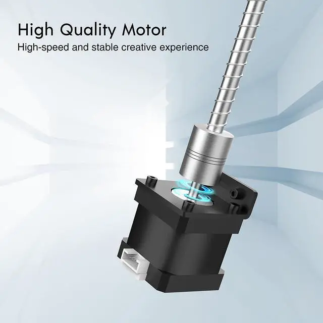 Alt view image 4 of 5 - LONGER LK5 PRO Dual Z-Axis Upgrade Kit, including lead screws, metal power holder, and stepper motor, suitable for LK5 PRO/LK5/LK1 3D printer upgrade kit.