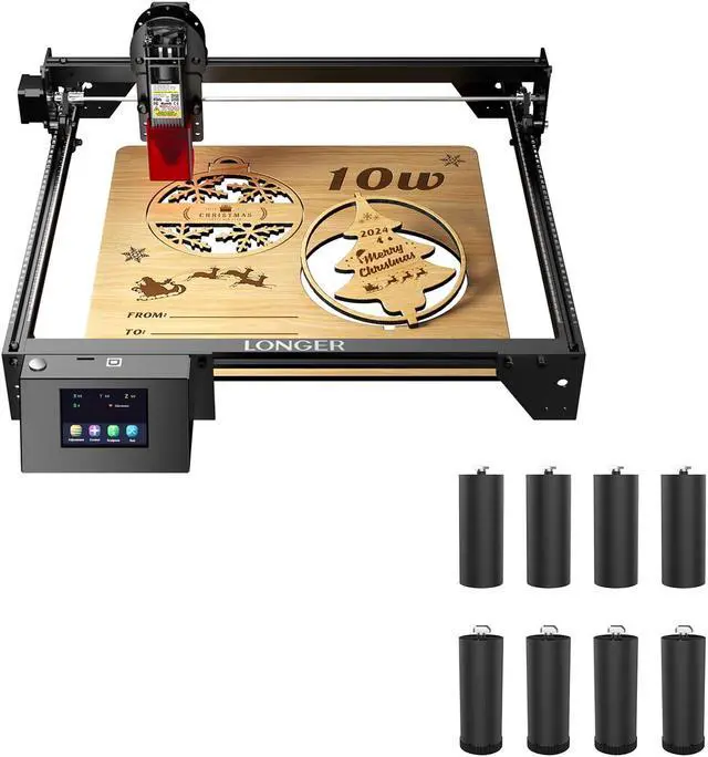 Main image of Longer RAY5 10W Laser Engraver & Ray5 Laser Engraver Height Extension Kit 8 Riser Pads