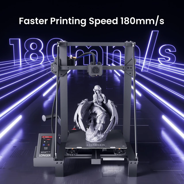 Alt view image 4 of 7 - REFURBISHED Longer LK5 Pro 3D printer, Dual Blower KitRefurbished longer LK5 Pro 3D printer, FDM Large Size 3D Printer, 90% Pre-Assembled,11.8x11.8x15.7 Inch Big Print Size