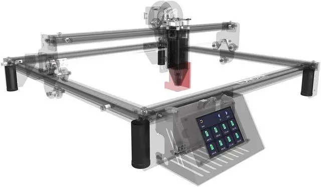Alt view image 2 of 4 - Longer Ray5 Laser Engraver Height Extension Kit 8 Riser Pads, Specially Designed for Laser Engraving Machines