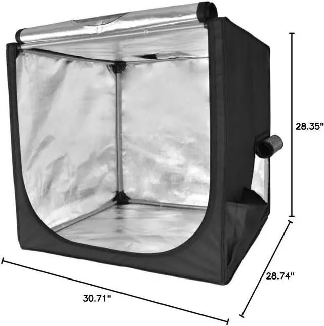 Alt view image 4 of 5 - Longer 3D Printer Constant Temperature Enclosure Fireproof and Dustproof 3D Printer Tent, Folding shed, PVC Laminated Polyester Constant Temperature Protective Cover Room for lk5 pro/lk4 pro/lk1 etc.