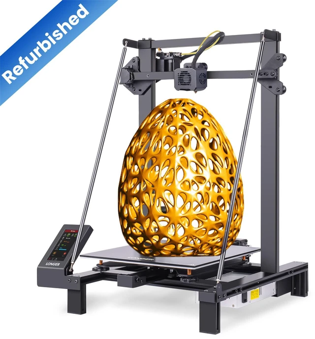 Main image of REFURBISHED Longer LK5 Pro 3D printer, Dual Blower KitRefurbished longer LK5 Pro 3D printer, FDM Large Size 3D Printer, 90% Pre-Assembled,11.8x11.8x15.7 Inch Big Print Size