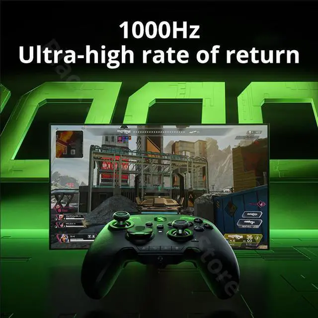 Alt view image 5 of 7 - Black Shark Gamepad Controller Green Ghost E-sports Handle Dual Controller Gamepad