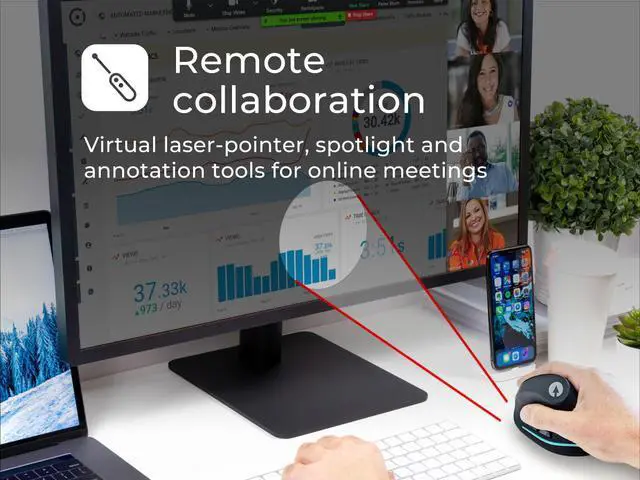 Alt view image 6 of 7 - ErgoPoint ergonomic mouse, great design, and even greater software!
