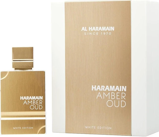 Main image of Al Haramain Amber Oud By Al Haramain Eau De Parfum Spray 2 Oz (White Edition) For Unisex