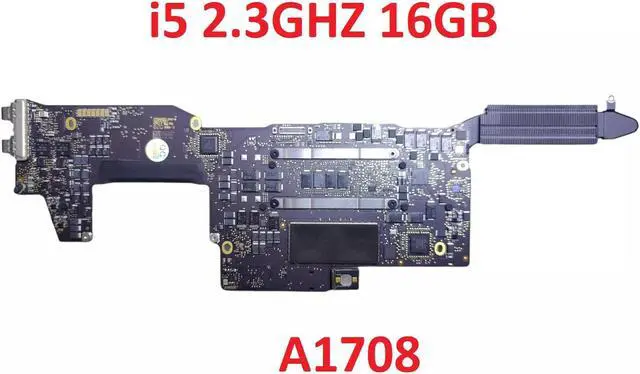 Main image of MacBook Pro 13" A1708 MPXQ2LL/A 2017 i5-7360u 2.3GHz 16GB Logic Board 661-07572 820-00840-A