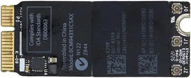 Main image of OEM MacBook Pro 15" A1398 Mid 2012 Early 2013 WIRELESS BLUETOOTH CARD 661-6534