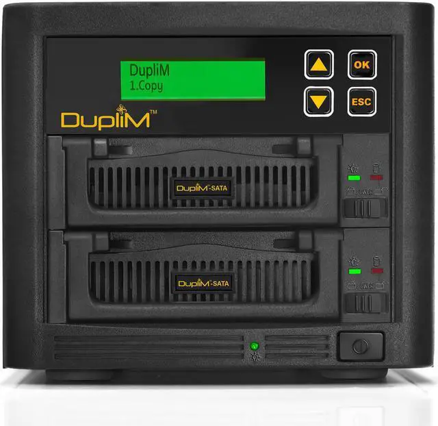 Alt view image 3 of 7 - DupliM Inc 1:1 SSD HDD Copy Tower SATA IDE Hard Disk Drive Duplicator and Sanitizer