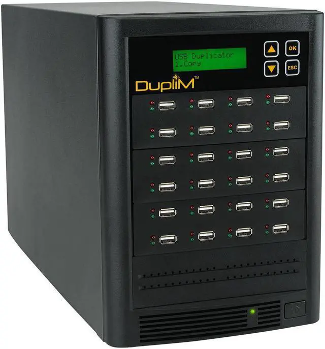 Main image of DupliM Inc 1:23 USB Copy Tower SA - Stand-Alone Duplicator Copier Burner