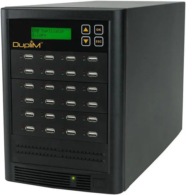 Alt view image 2 of 5 - DupliM Inc 1:23 USB Copy Tower SA - Stand-Alone Duplicator Copier Burner