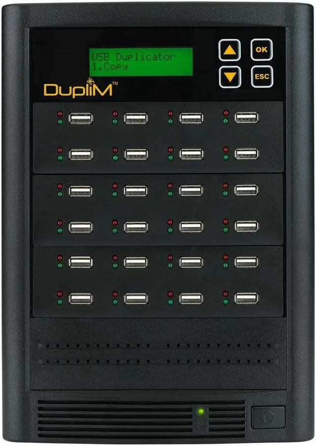 Alt view image 3 of 5 - DupliM Inc 1:23 USB Copy Tower SA - Stand-Alone Duplicator Copier Burner