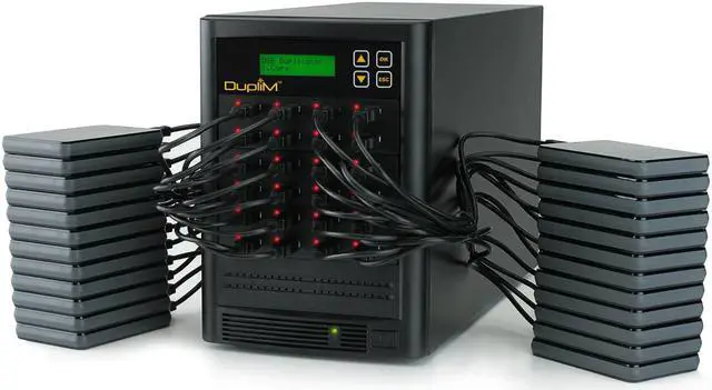 Alt view image 5 of 5 - DupliM Inc 1:23 USB Copy Tower SA - Stand-Alone Duplicator Copier Burner