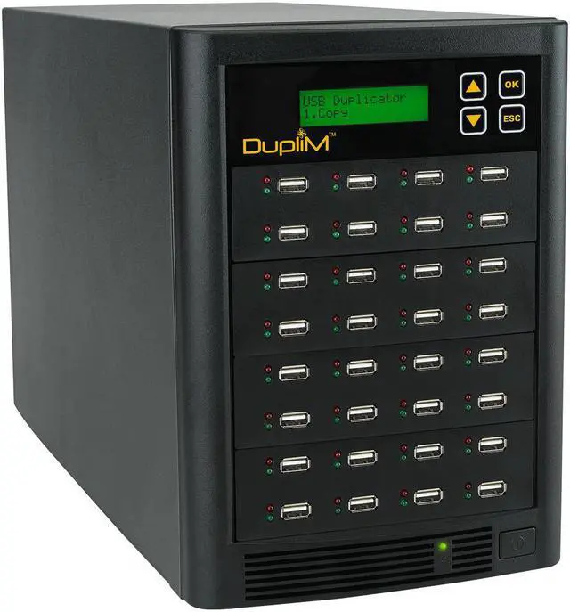 Main image of DupliM Inc 1:31 USB Copy Tower - Stand-Alone USB Flash Drive and External 2.5. USB HDD Duplicator Copier Burner