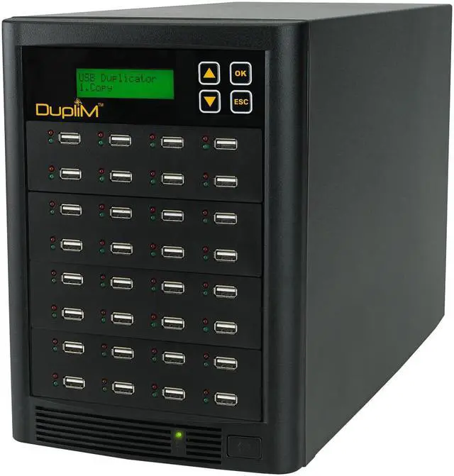 Alt view image 2 of 5 - DupliM Inc 1:31 USB Copy Tower - Stand-Alone USB Flash Drive and External 2.5. USB HDD Duplicator Copier Burner