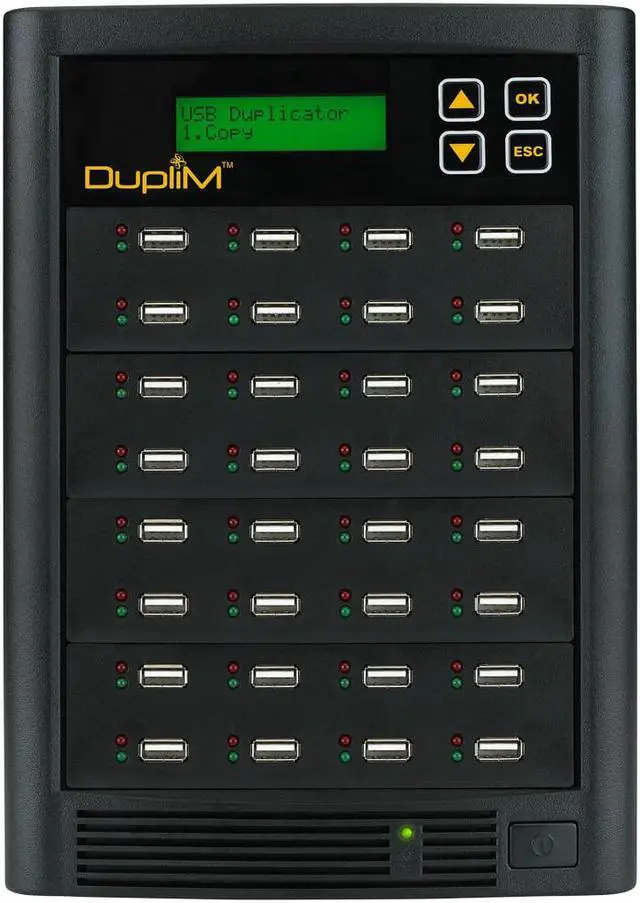 Alt view image 3 of 5 - DupliM Inc 1:31 USB Copy Tower - Stand-Alone USB Flash Drive and External 2.5. USB HDD Duplicator Copier Burner