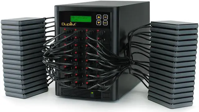 Alt view image 4 of 5 - DupliM Inc 1:31 USB Copy Tower - Stand-Alone USB Flash Drive and External 2.5. USB HDD Duplicator Copier Burner
