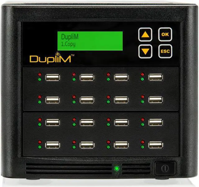 Alt view image 3 of 7 - DupliM Inc 1:15 USB Flash Drive Duplicator Stand-Alone and External 2.5-in. USB HDD Cloner