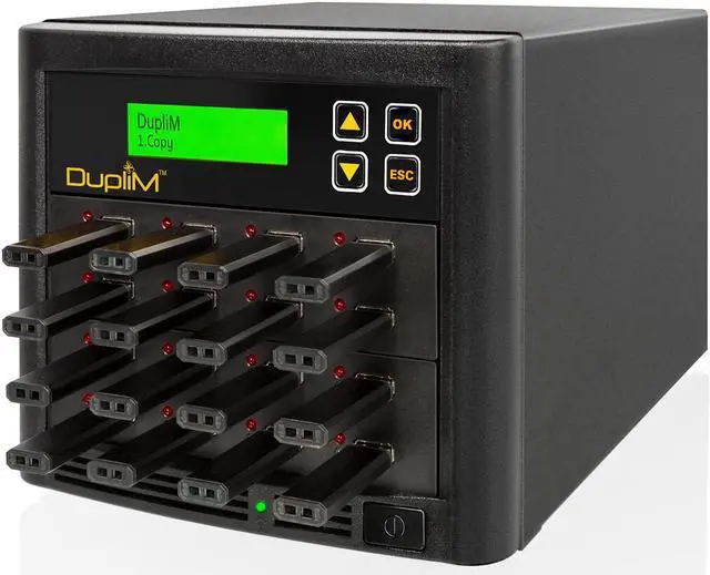 Alt view image 4 of 7 - DupliM Inc 1:15 USB Flash Drive Duplicator Stand-Alone and External 2.5-in. USB HDD Cloner