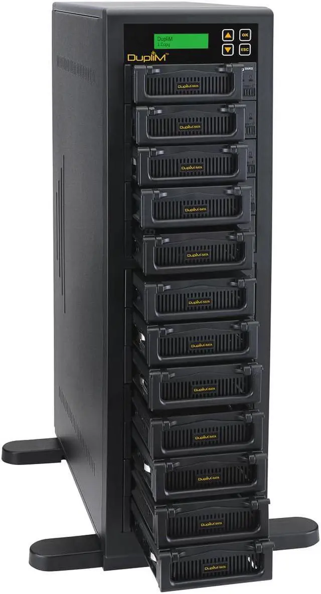 Alt view image 2 of 4 - DupliM Inc 1:11 SSD HDD Duplicator High-Speed SATA/IDE and Hard Disk Drive Sanitizer