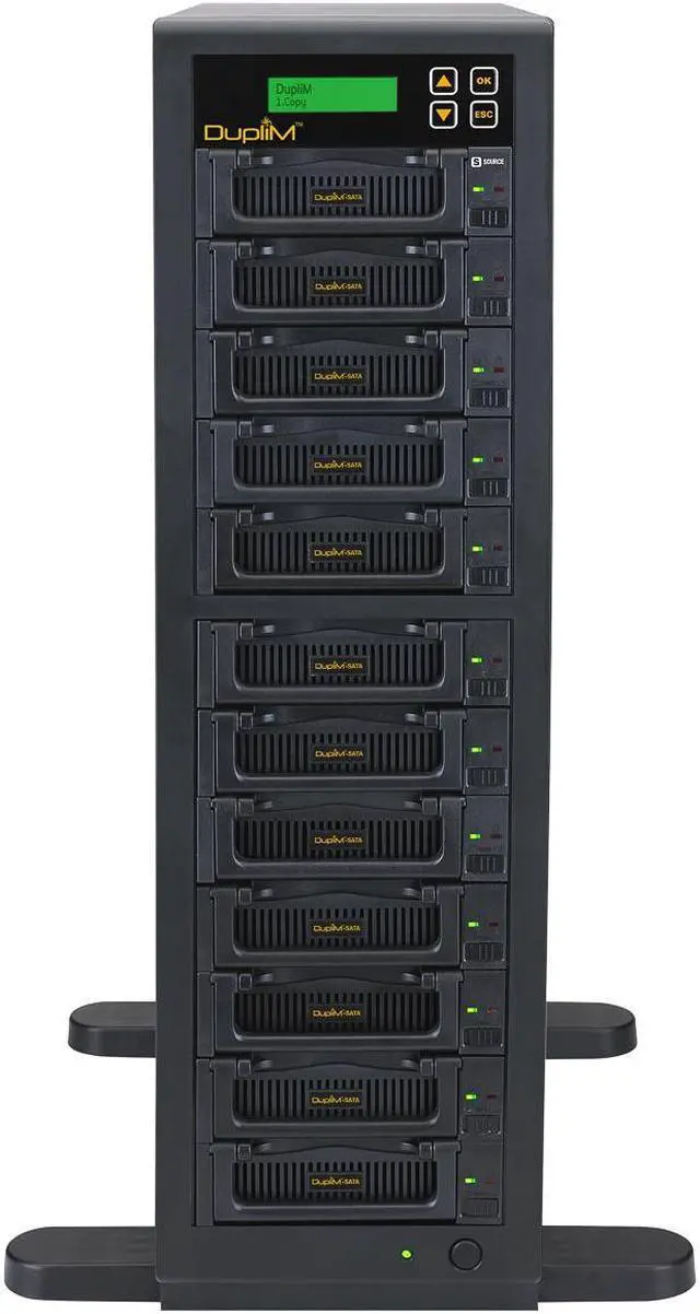 Alt view image 4 of 4 - DupliM Inc 1:11 SSD HDD Duplicator High-Speed SATA/IDE and Hard Disk Drive Sanitizer
