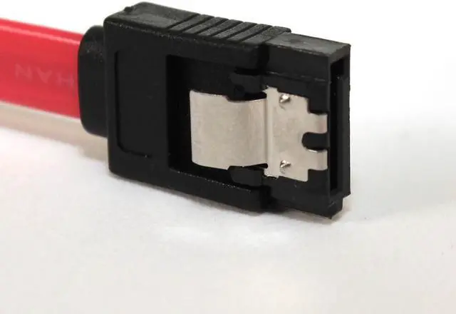 Alt view image 2 of 4 - DupliM Inc 18" SATA III Cable Straight to Right Angle with Clips 3-Pk for SSD HDD