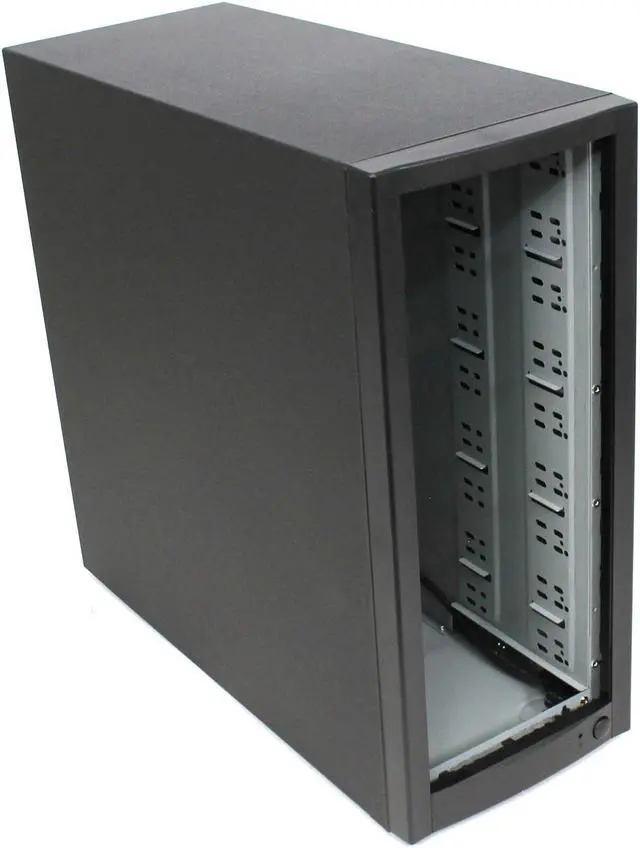 Alt view image 3 of 4 - DupliM Inc External 9-Bay Duplicator Case Enclosure Tower for DVD CD Blu-ray HDD USB