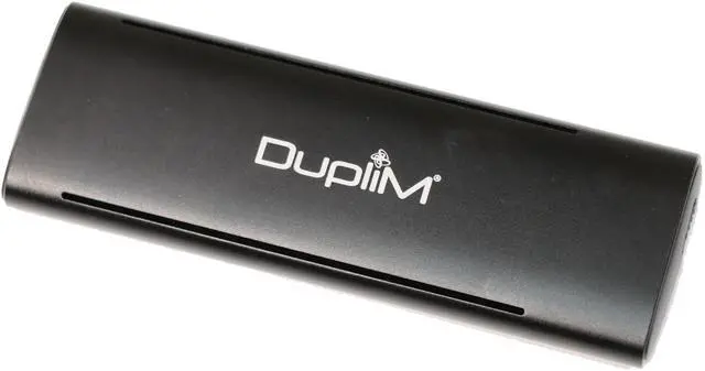 Alt view image 2 of 7 - DupliM Inc M.2 NVMe SATA SSD Enclosure Case USB 3.2 Gen2 (20Gbps) NVMe to USB M-Key d/B+M