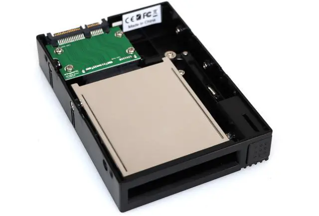 Alt view image 7 of 7 - DupliM 5.25in Trayless Hot Swap Mobile Rack for 3.5in HDD and 2.5in Adapter