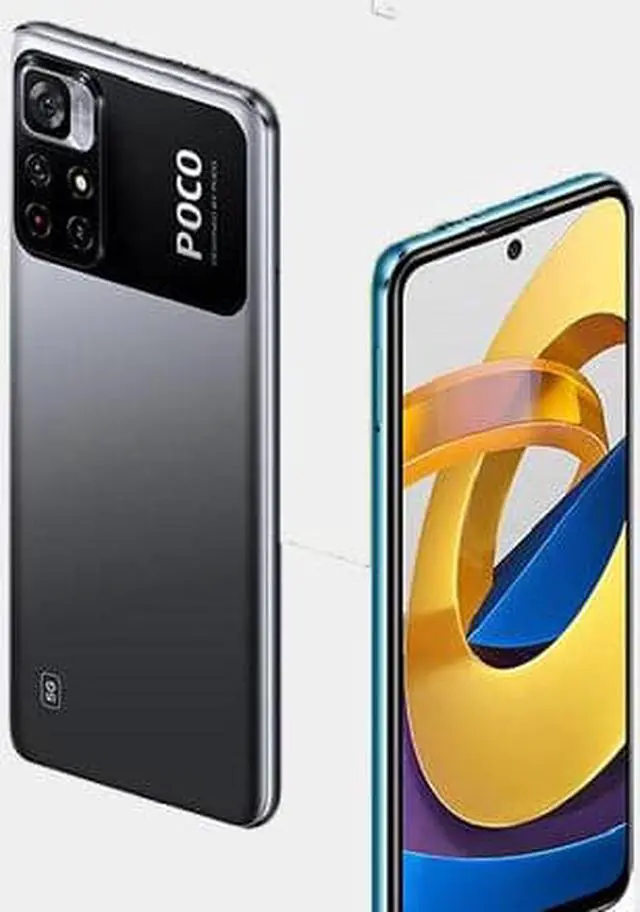 Alt view image 5 of 7 - Xiaomi Poco M4 PRO 5G 64GB 4GB RAM Dual SIM GSM Unlocked - Black