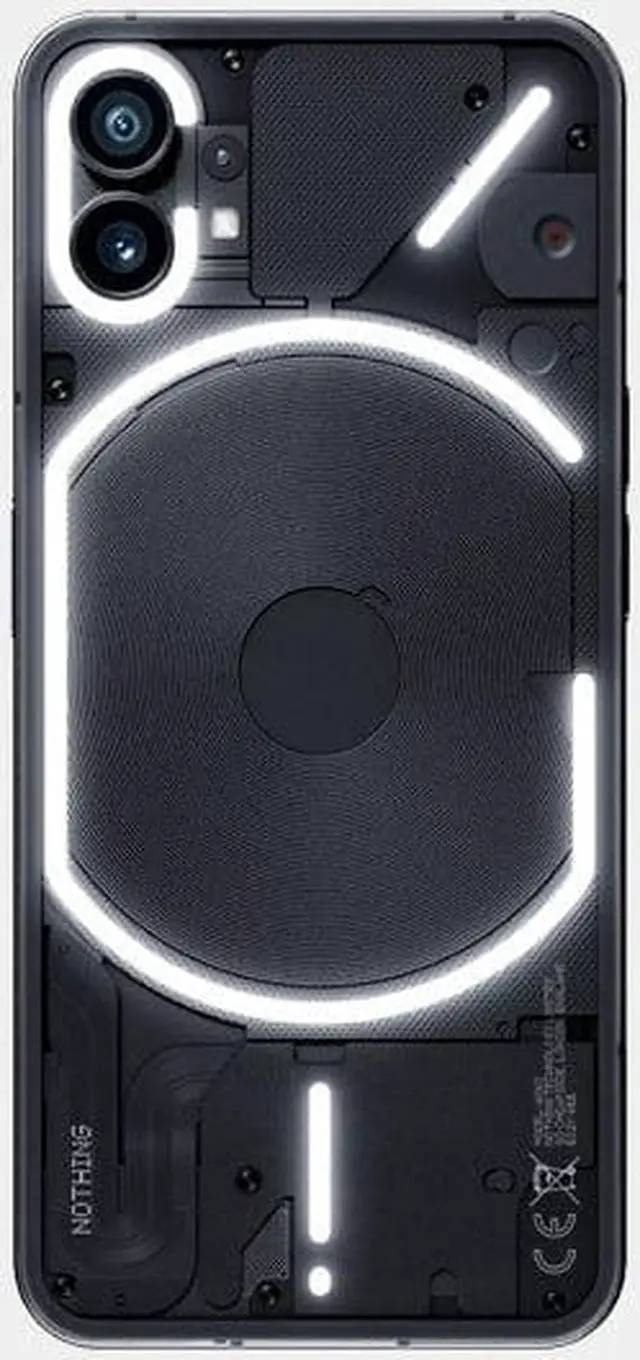 Alt view image 4 of 9 - Nothing Phone (1) (GSM ONLY NO CDMA) unlocked  | 8 GB/256 GB | Black