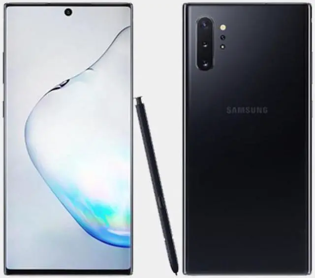 Alt view image 5 of 7 - Samsung Galaxy Note 10+ N975F/DS 512GB, 12GB RAM, Dual SIM GSM Unlocked - Black