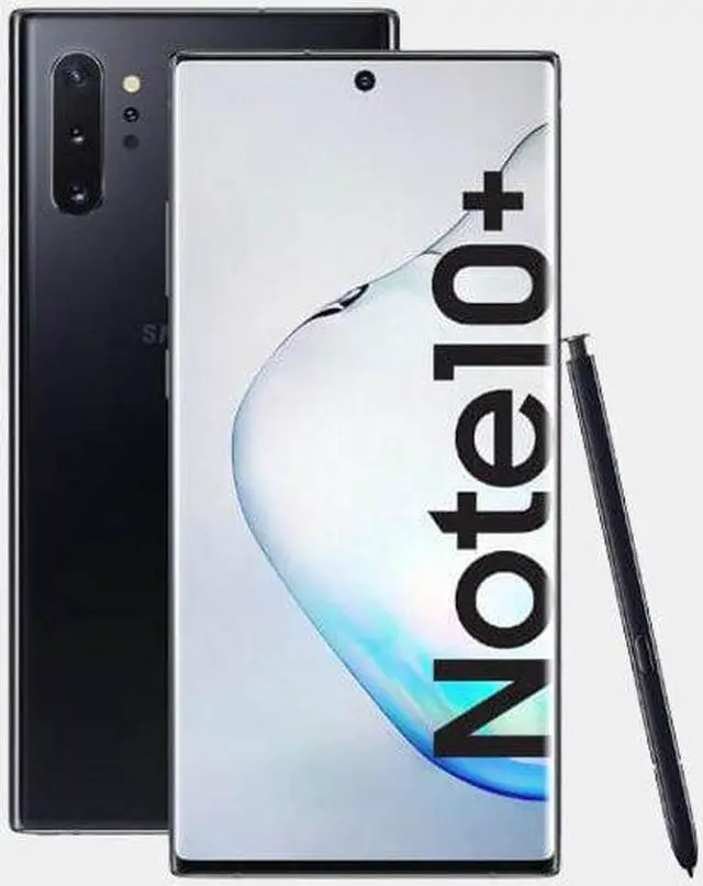 Alt view image 4 of 7 - Samsung Galaxy Note 10+ N975F/DS 512GB, 12GB RAM, Dual SIM GSM Unlocked - Black