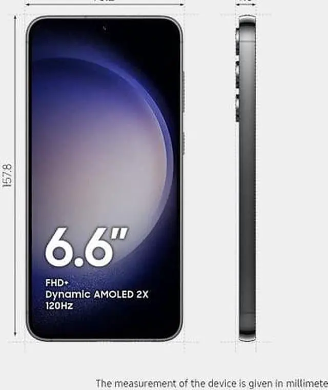 Alt view image 5 of 8 - Samsung Galaxy S23+ 5G SM-S916B/DS 512GB 8GB RAM, 50 MP Camera, Factory Unlocked  Phantom Black