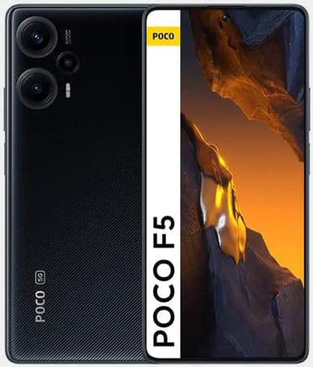Alt view image 3 of 7 - Xiaomi Poco F5 5G Dual 256GB 8GB RAM Factory Unlocked (GSM Only | No CDMA - not Compatible with Verizon/Sprint) Global - Black