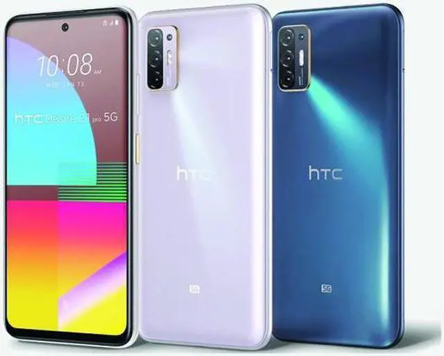 Alt view image 5 of 7 - HTC Desire 21 Pro 5G 128GB 8GB RAM Dual SIM GSM Unlocked - Purple